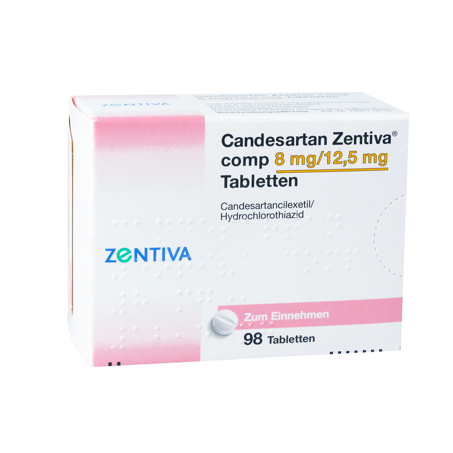 CANDESARTAN Zentiva comp 8 mg/12,5 mg Tabletten