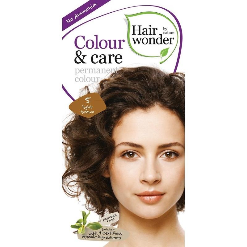HAIRWONDER Colour & care light brown 5 Creme