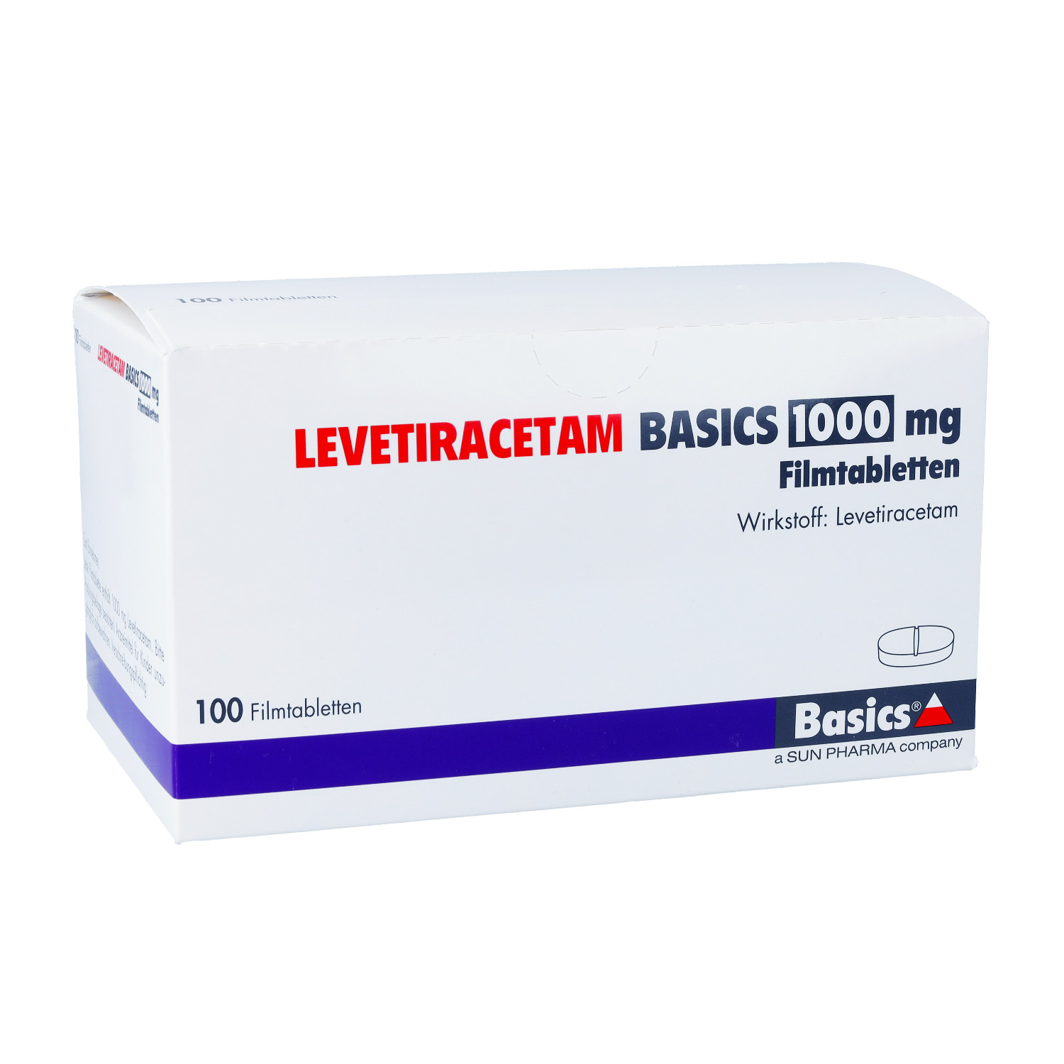 LEVETIRACETAM BASICS 1000 mg Filmtabletten