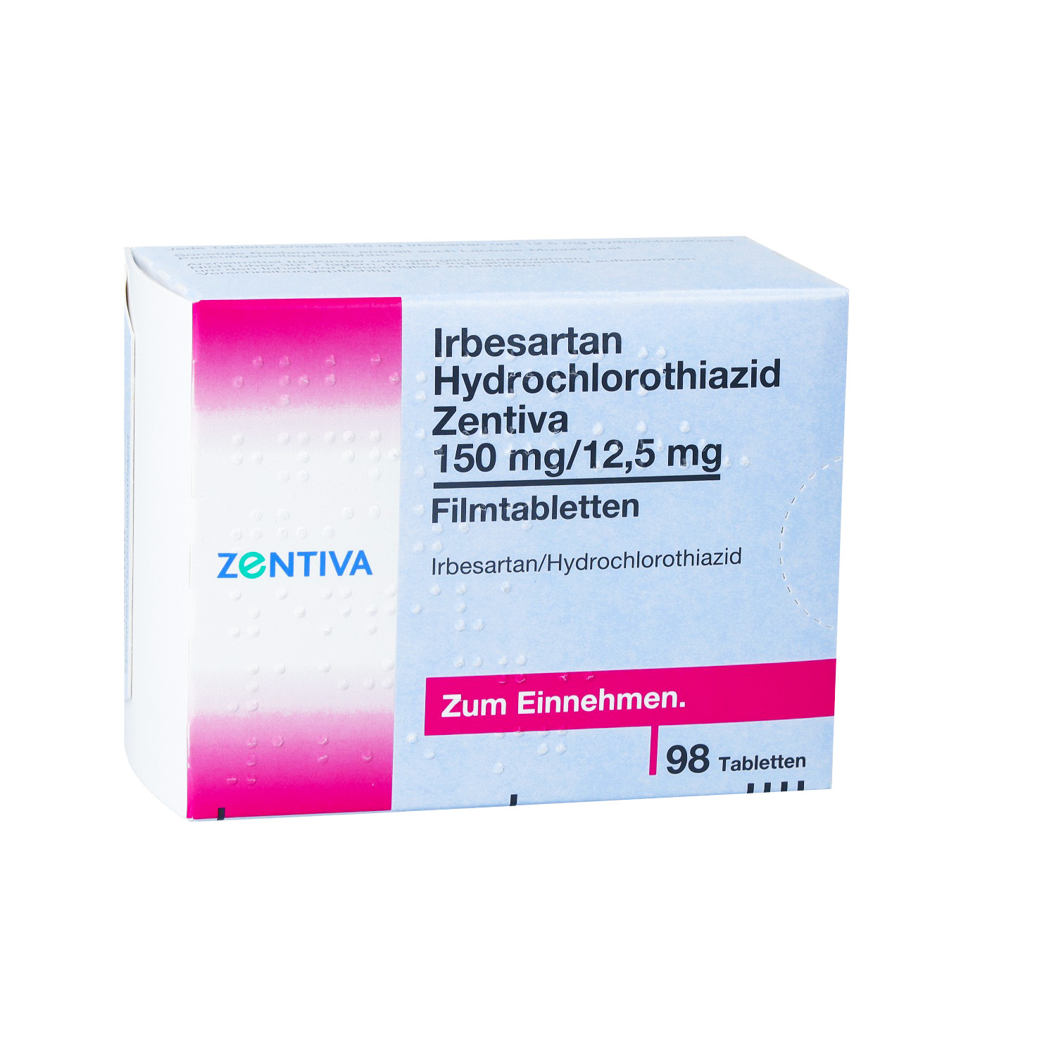 IRBESARTAN Hydrochlorothiazid Zentiva 150mg/12,5mg