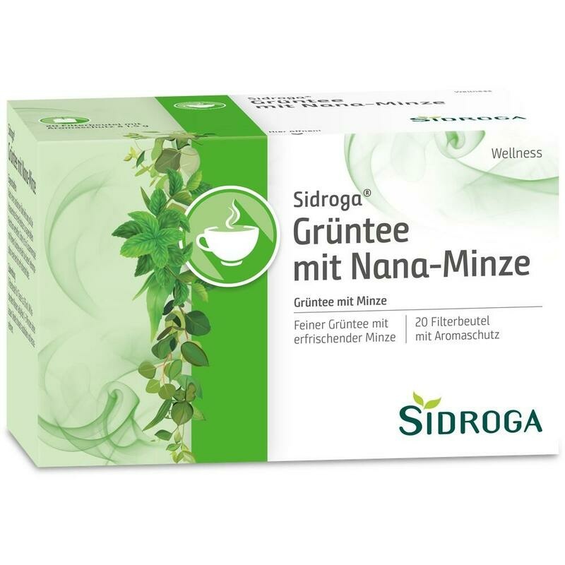 SIDROGA Wellness Grüntee m. Nana-Minze Filterb.