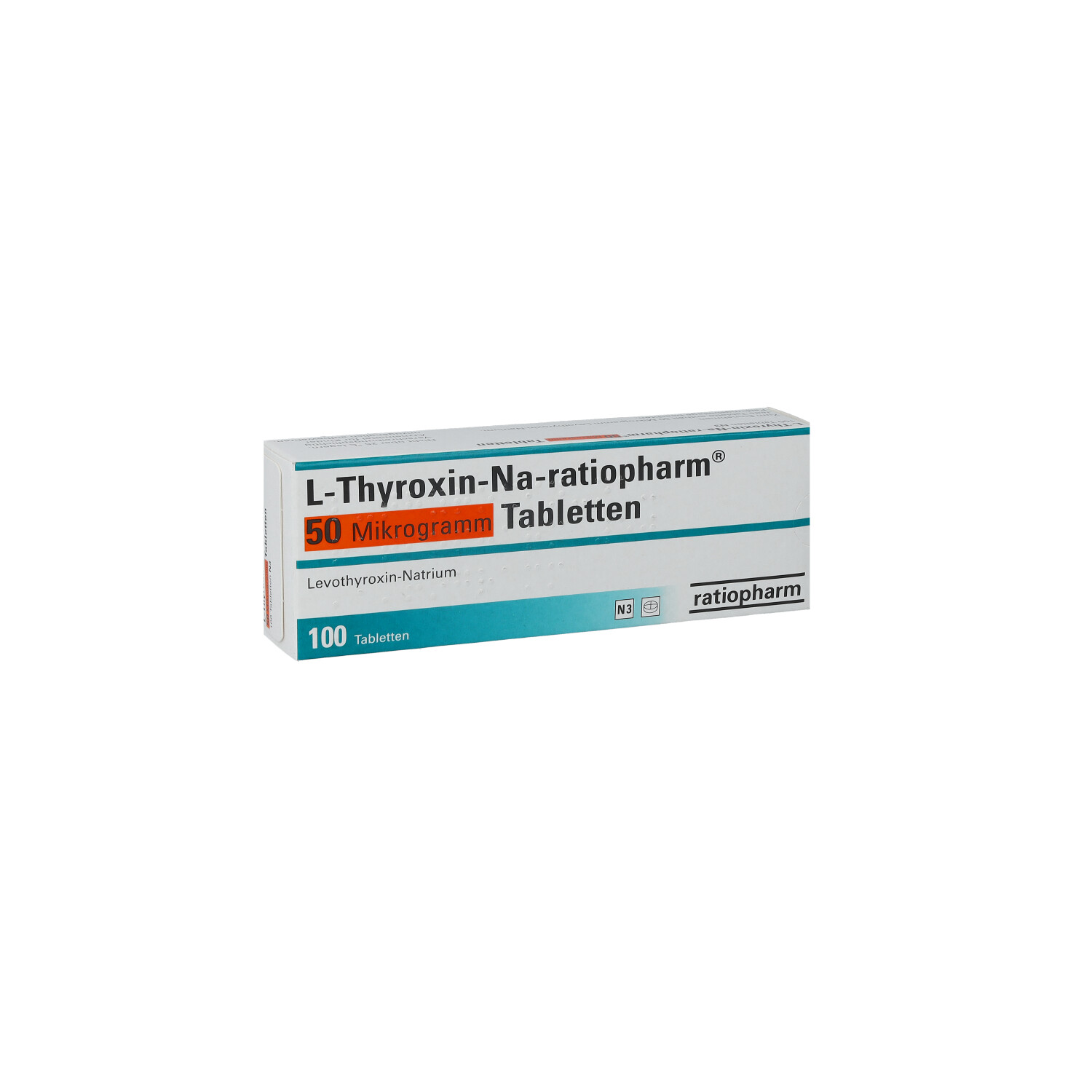 L-THYROXIN-Na-ratiopharm 50 Mikrogramm Tabletten