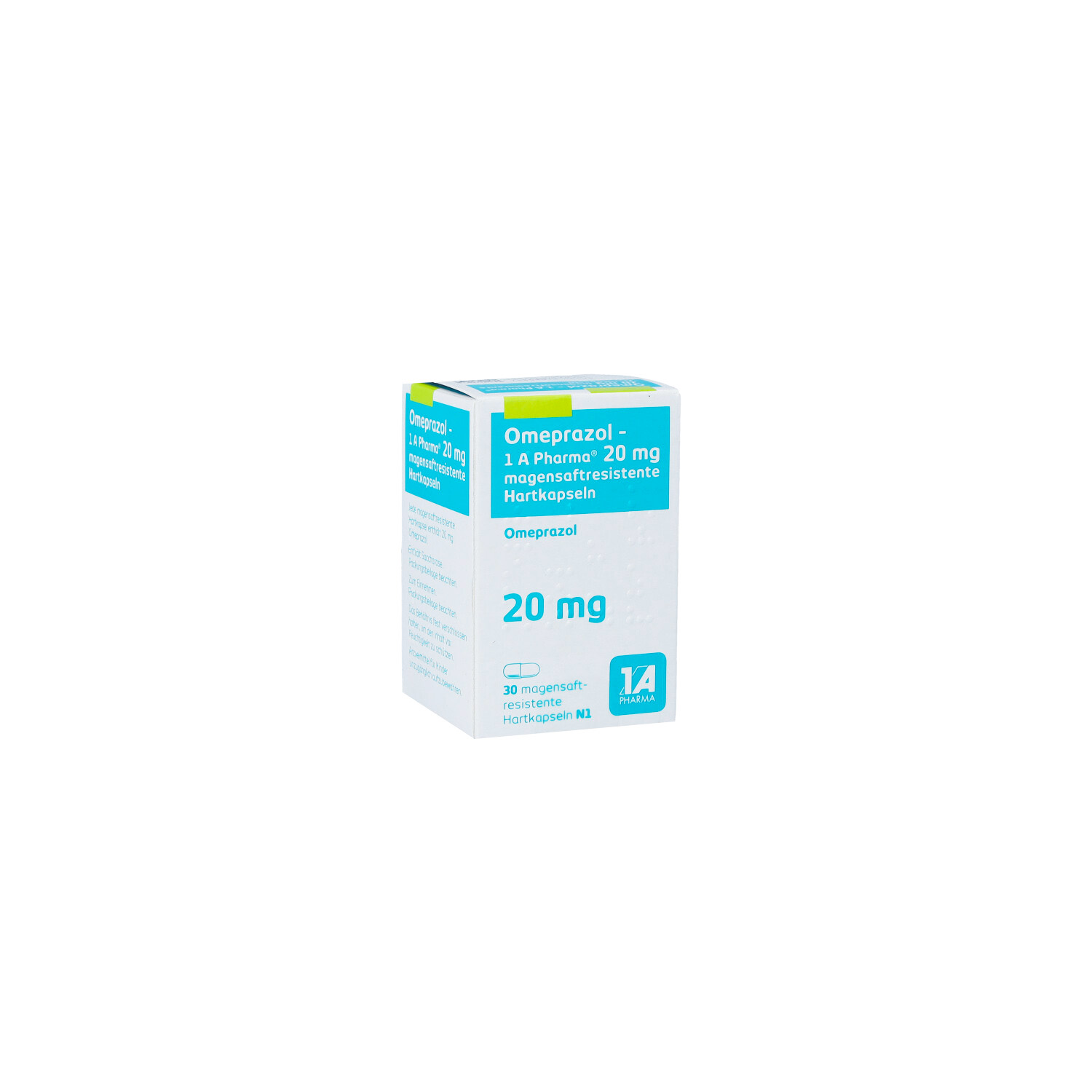 OMEPRAZOL-1A Pharma 20 mg magensaftres.Hartkapseln