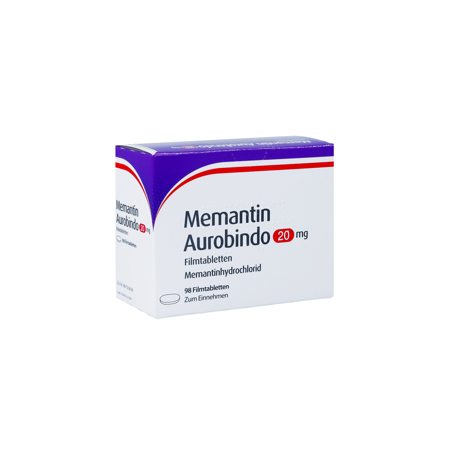 MEMANTIN Aurobindo 20 mg Filmtabletten