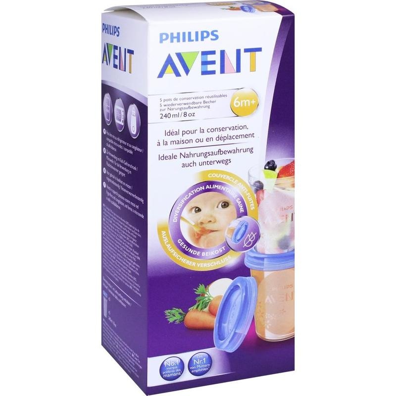 AVENT Aufbewahrungsbecher für Babynahrung