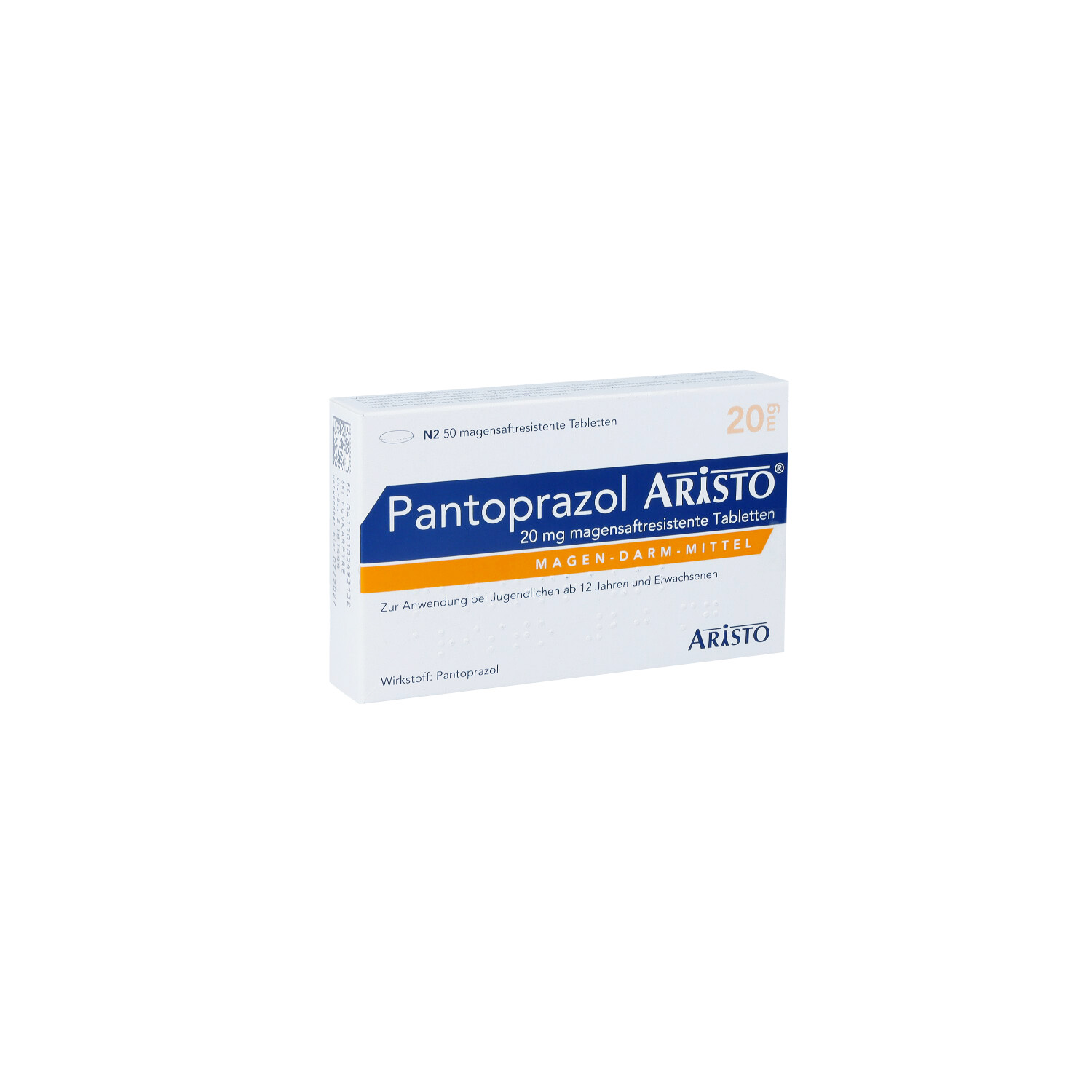 PANTOPRAZOL Aristo 20 mg magensaftres.Tabletten