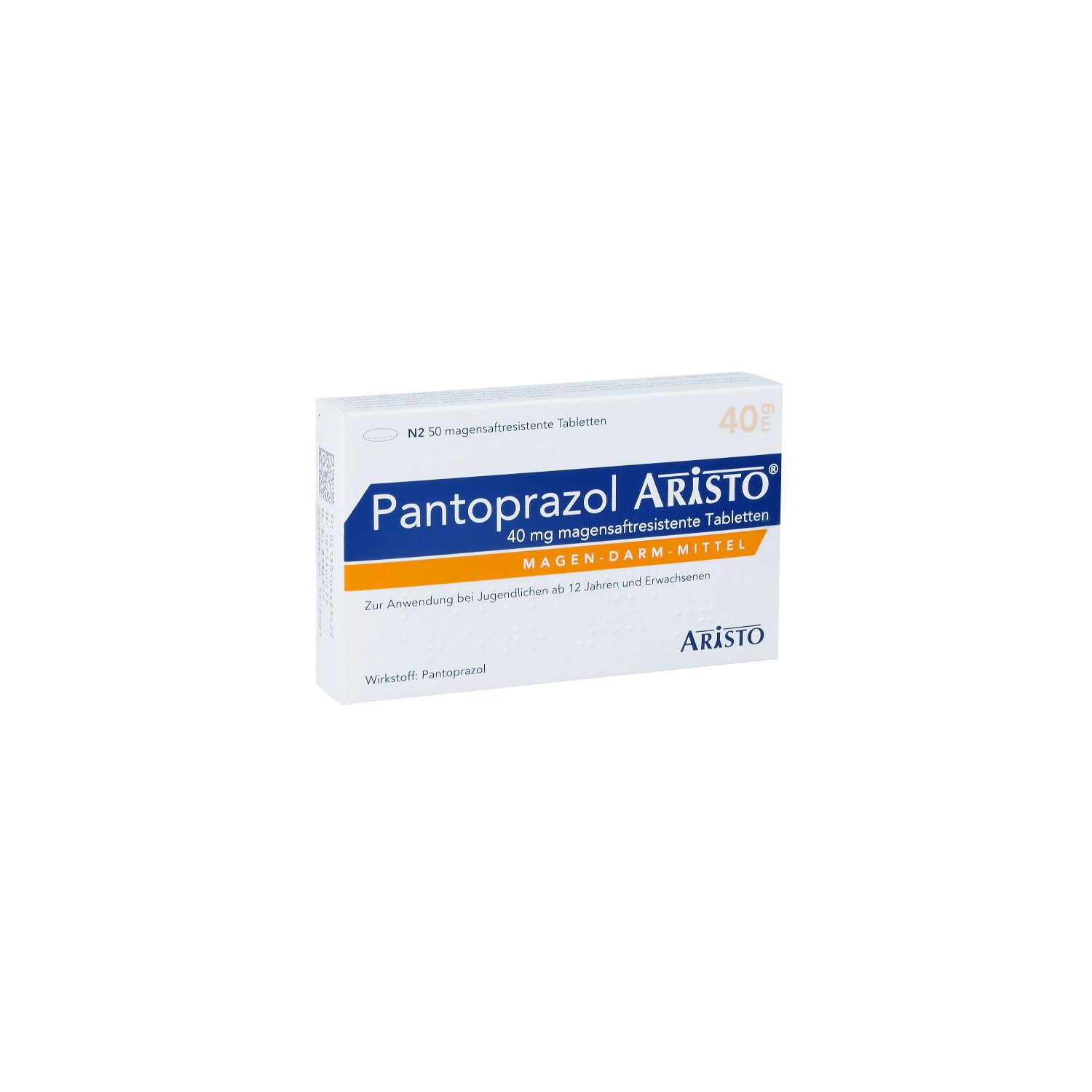 PANTOPRAZOL Aristo 40 mg magensaftres.Tabletten
