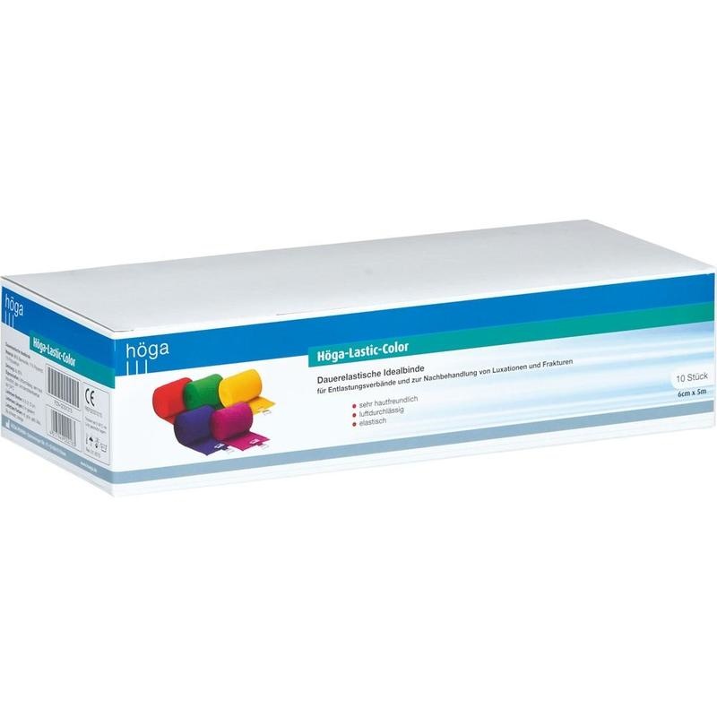 HÖGA-LASTIC Color Idealbinde 6 cmx5 m gelb cello.