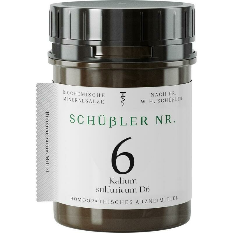 SCHÜSSLER NR.6 Kalium sulfuricum D 6 Tabletten