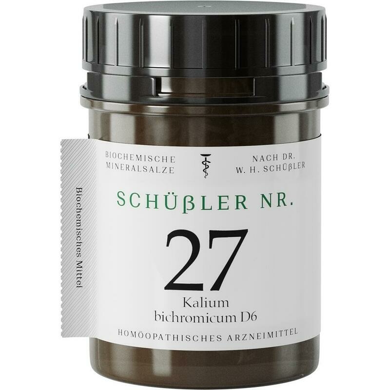 SCHÜSSLER NR.27 Kalium bichromicum D 6 Tabletten