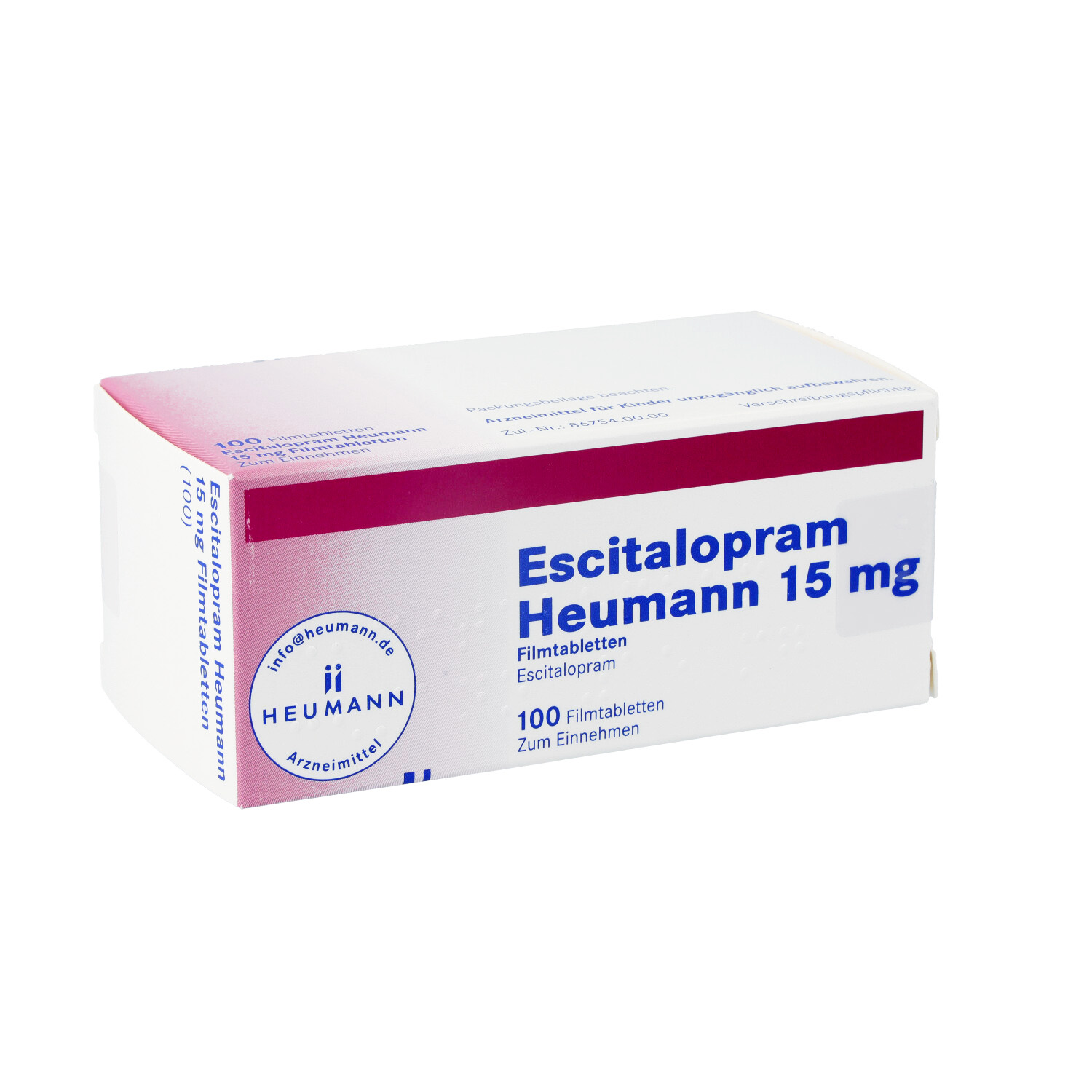 ESCITALOPRAM Heumann 15 mg Filmtabletten