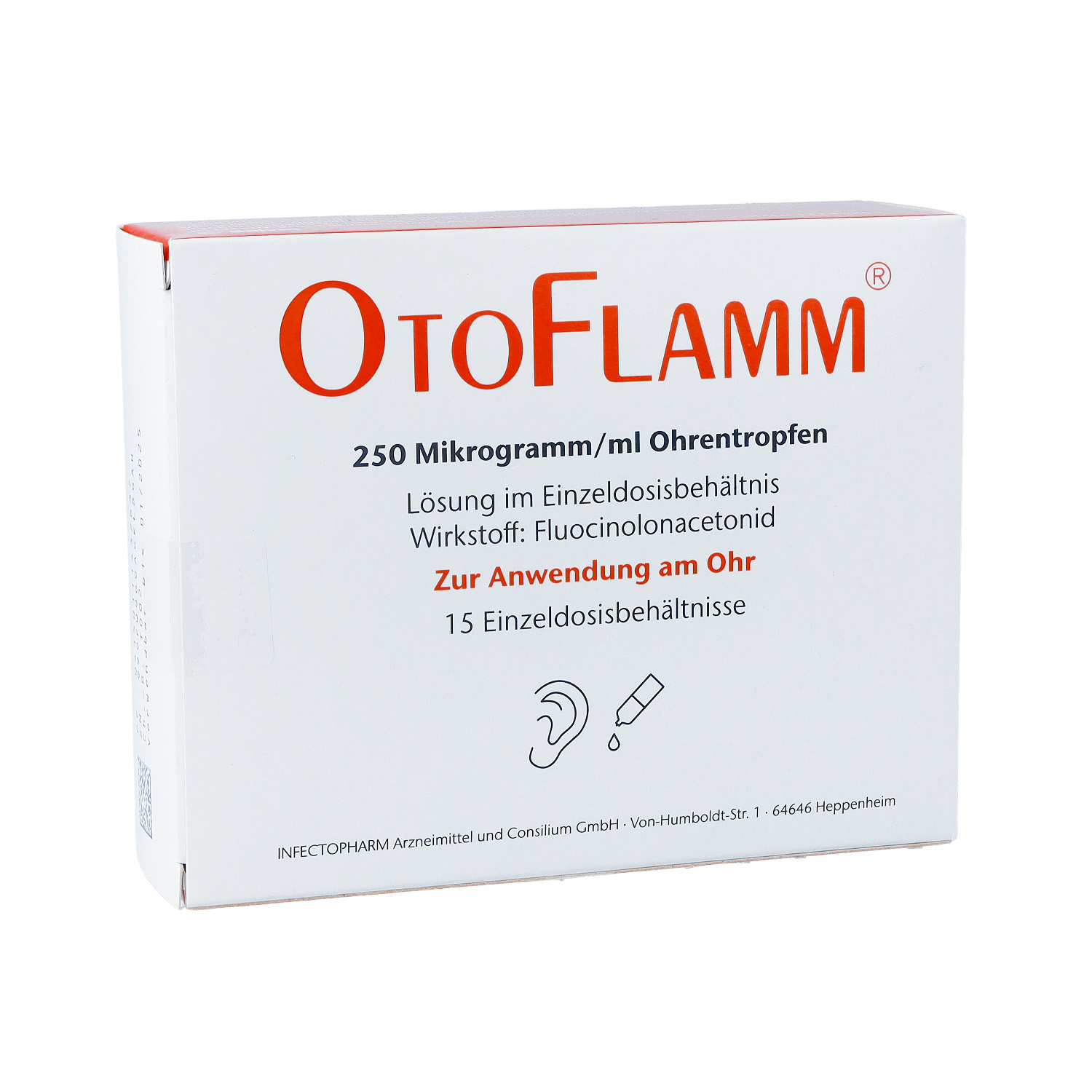 OTOFLAMM 250 Mikrogramm/ml Ohrentropfen