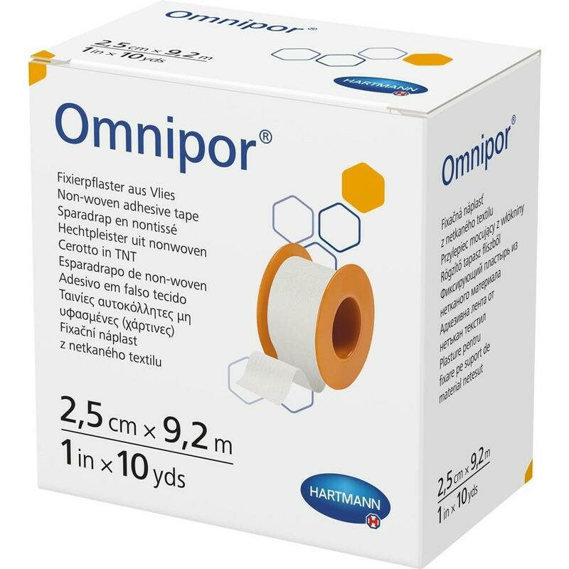 OMNIPOR Fixierpflaster Vlies 2,5 cmx9,2 m