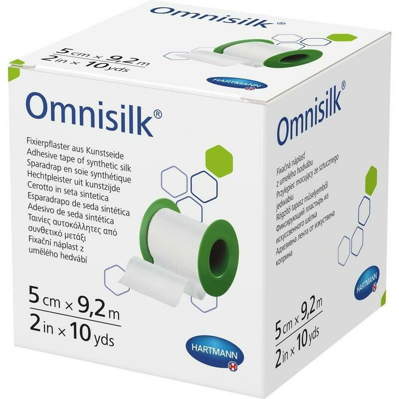 OMNISILK Fixierpflaster Kunstseide 5 cmx9,2 m