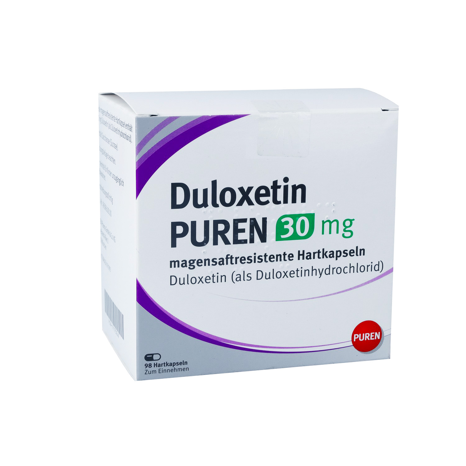 DULOXETIN PUREN 30 mg magensaftresist.Hartkapseln
