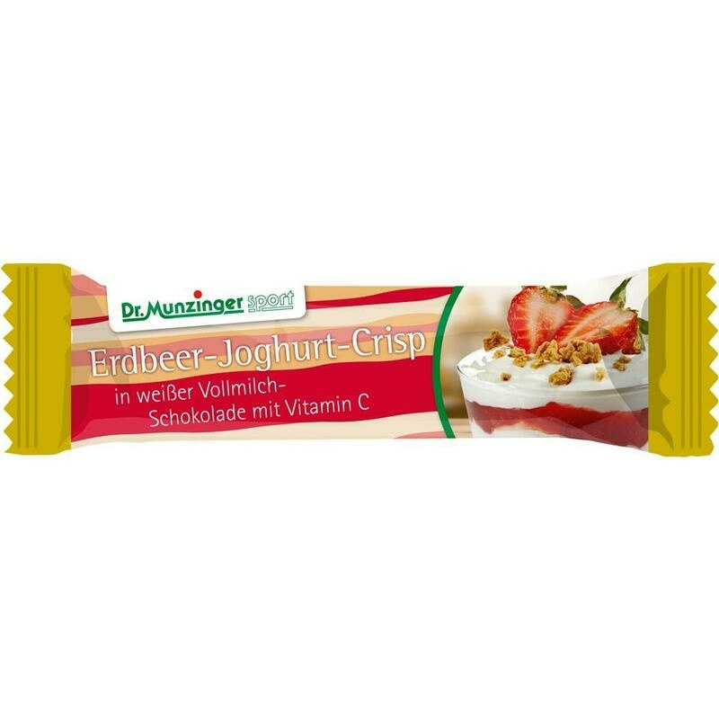 DR.MUNZINGER Riegel Erdbeer-Joghurt schokoliert