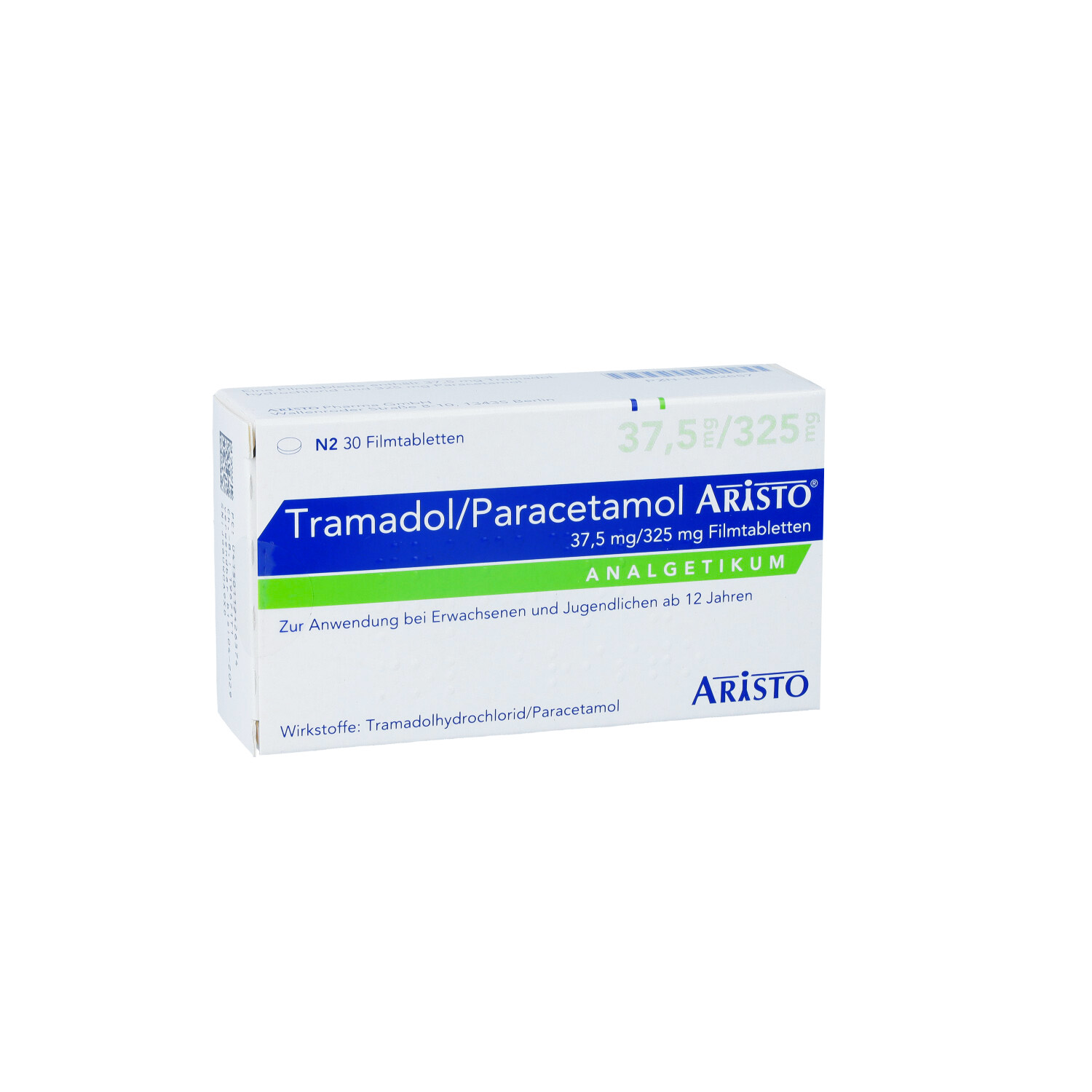 TRAMADOL/Paracetamol Aristo 37,5 mg/325 mg FTA