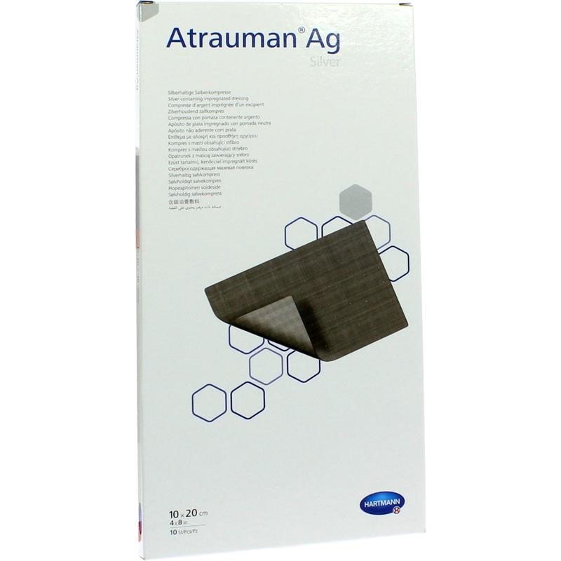 ATRAUMAN Ag 10x20 cm steril Kompressen