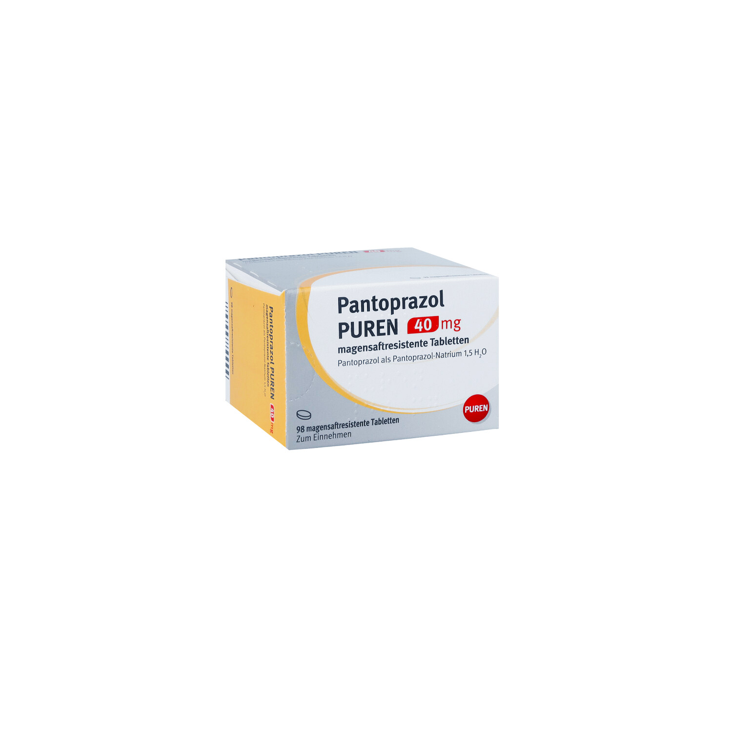 PANTOPRAZOL PUREN 40 mg magensaftres.Tabletten