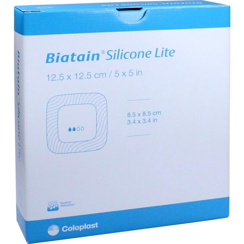 BIATAIN Silicone Lite Schaumverband 12,5x12,5 cm