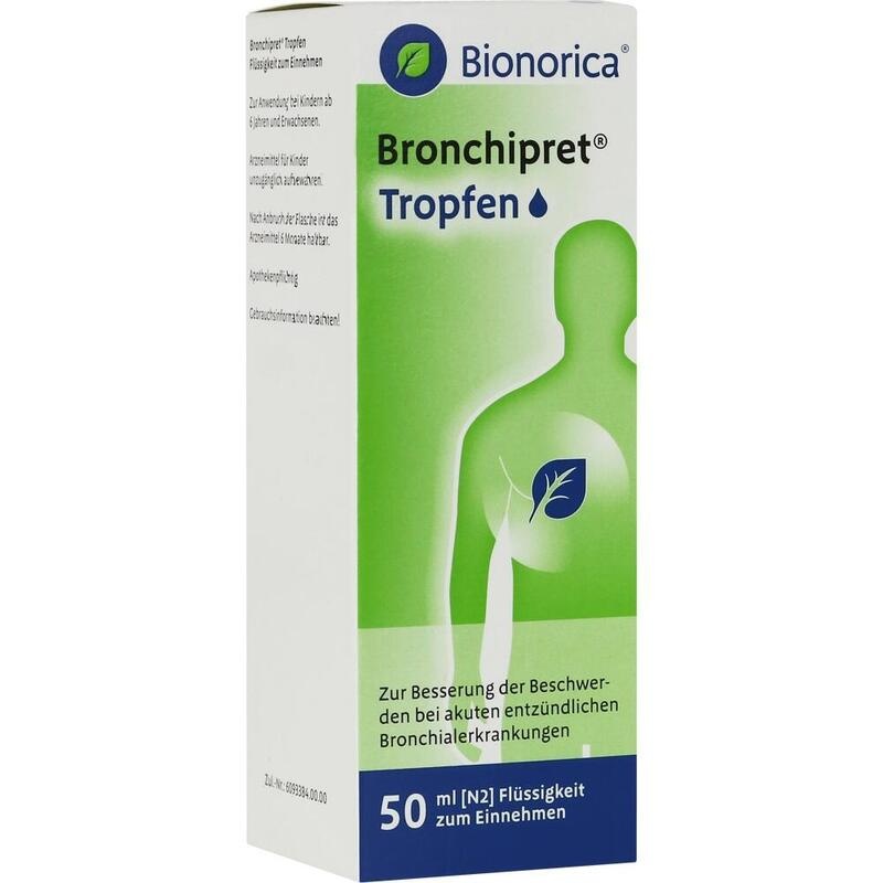 Bronchipret Tropfen bei festsitzendem Husten & akuter Bronchitis