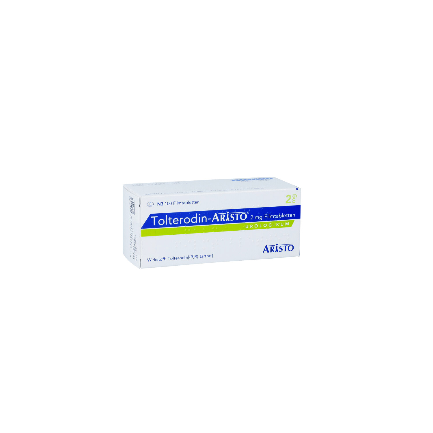 TOLTERODIN Aristo 2 mg Filmtabletten