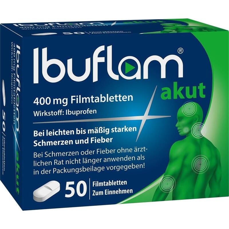 Ibuflam akut 400 mg – Ibuprofen bei Schmerzen, Entzündung & Fieber