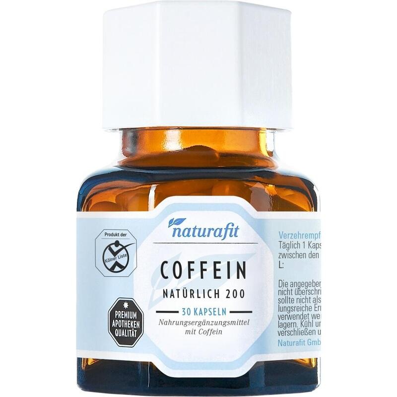 NATURAFIT Coffein nat 200 Kapseln