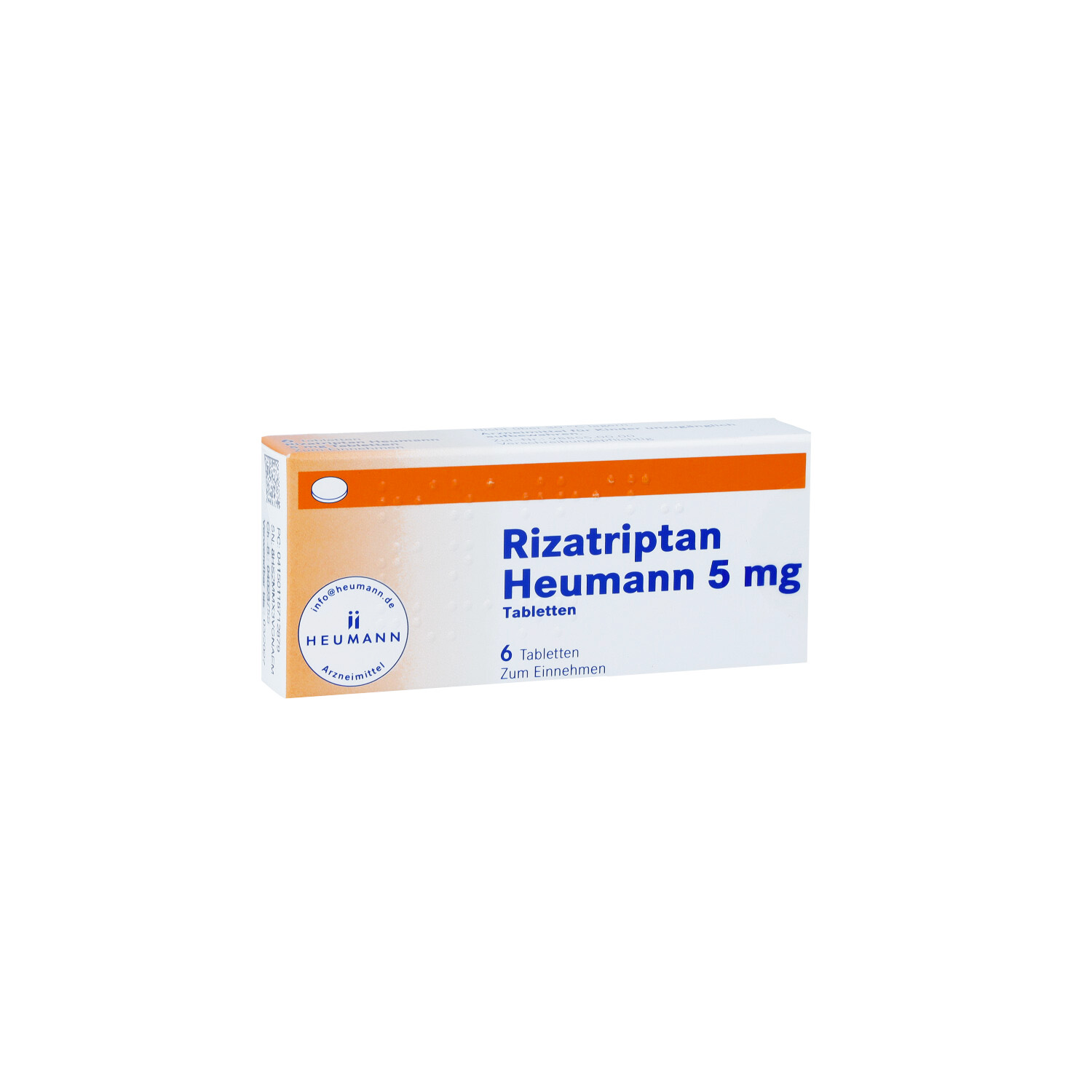 RIZATRIPTAN Heumann 5 mg Tabletten
