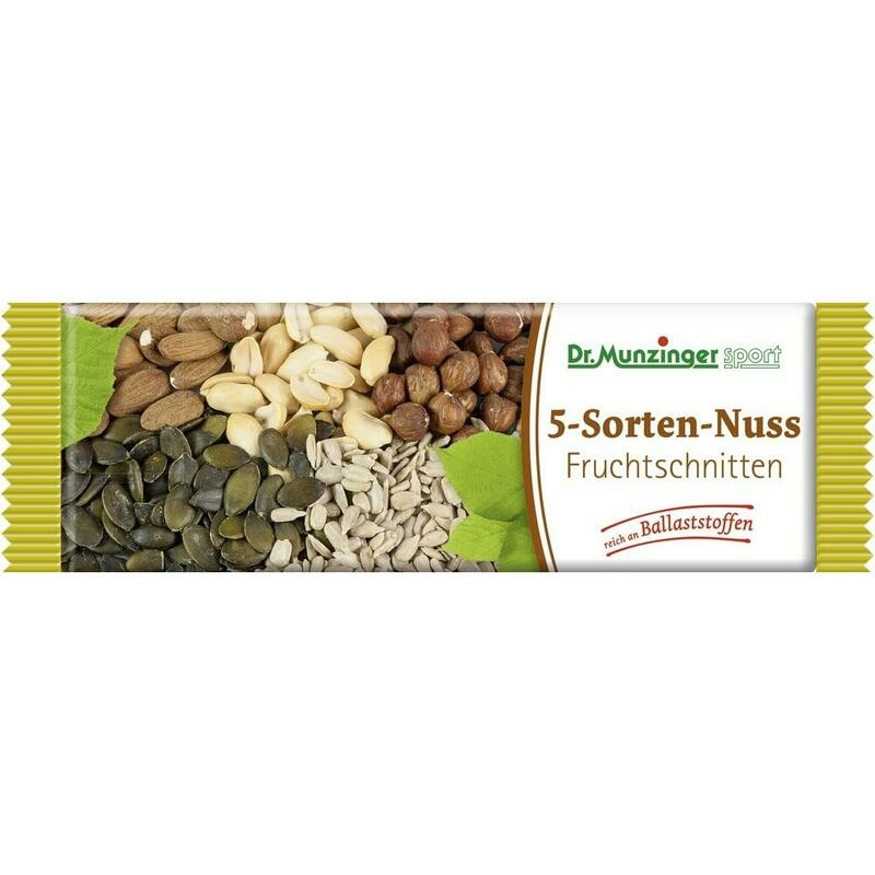 DR.MUNZINGER Fruchtschnitte Nuss 5-Sorten