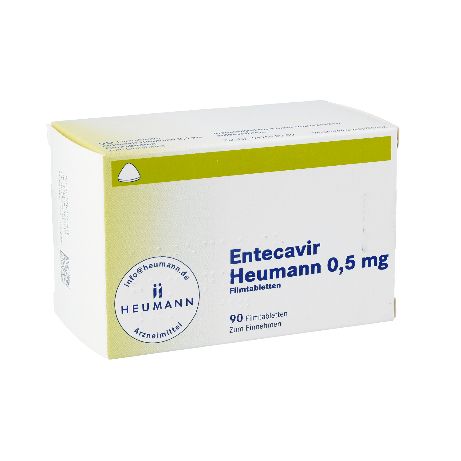 ENTECAVIR Heumann 0,5 mg Filmtabletten