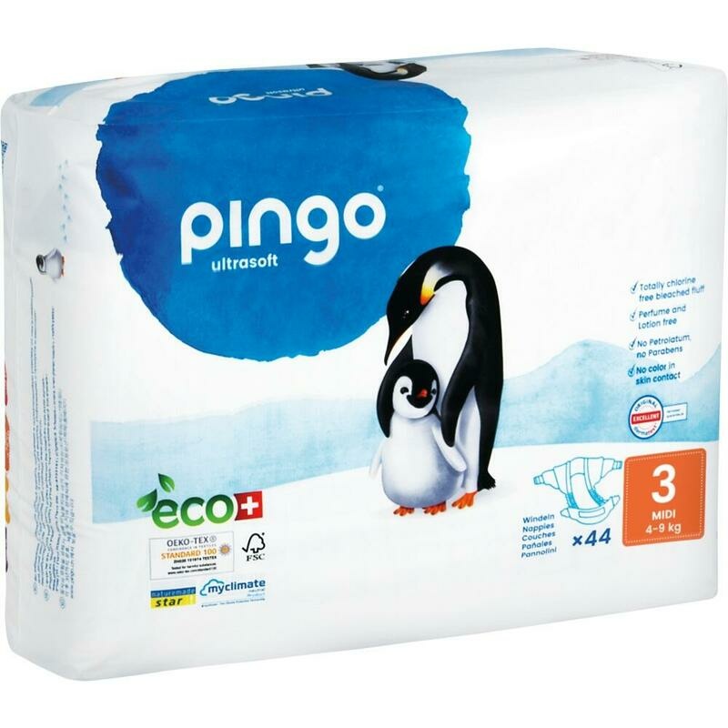 BIO WINDELN midi 4-9 kg Pinguin PINGO SWISS