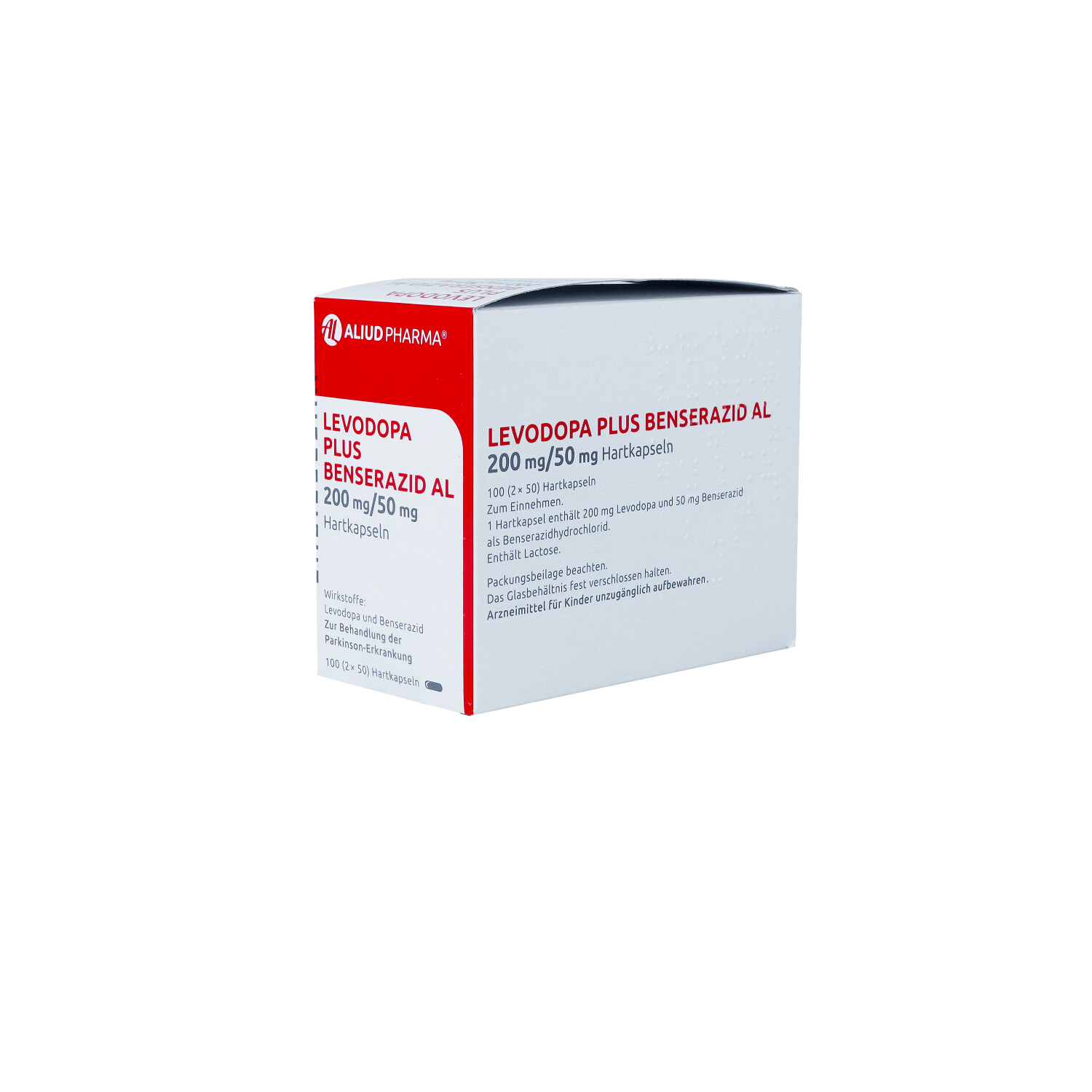 LEVODOPA plus Benserazid AL 200 mg/50 mg Hartkaps.