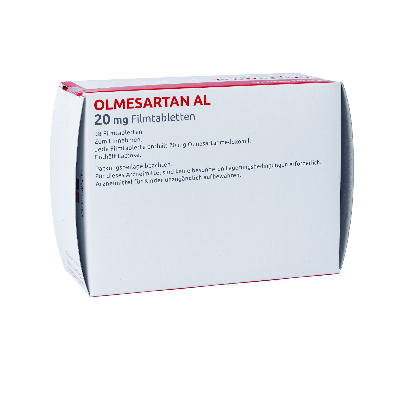 OLMESARTAN AL 20 mg Filmtabletten