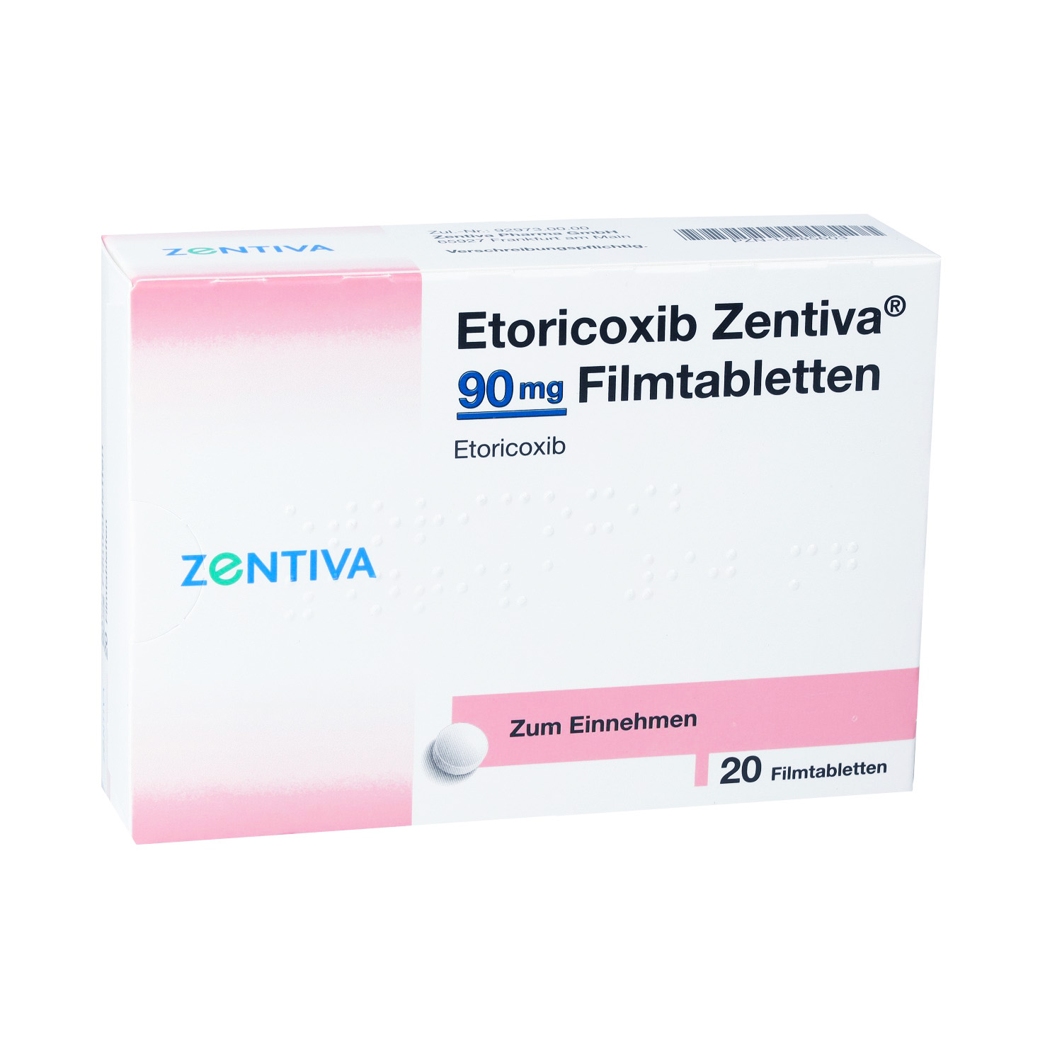 ETORICOXIB Zentiva 90 mg Filmtabletten