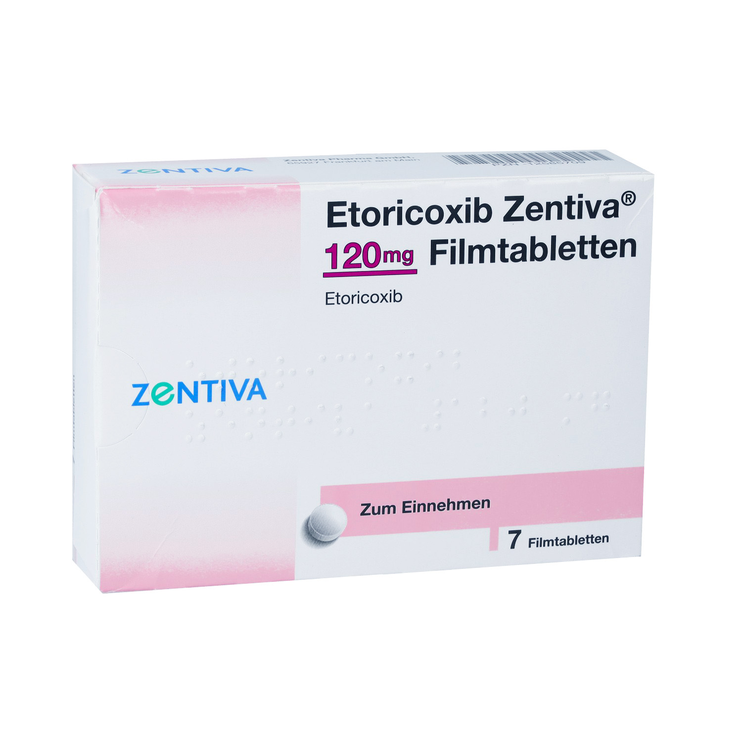 ETORICOXIB Zentiva 120 mg Filmtabletten