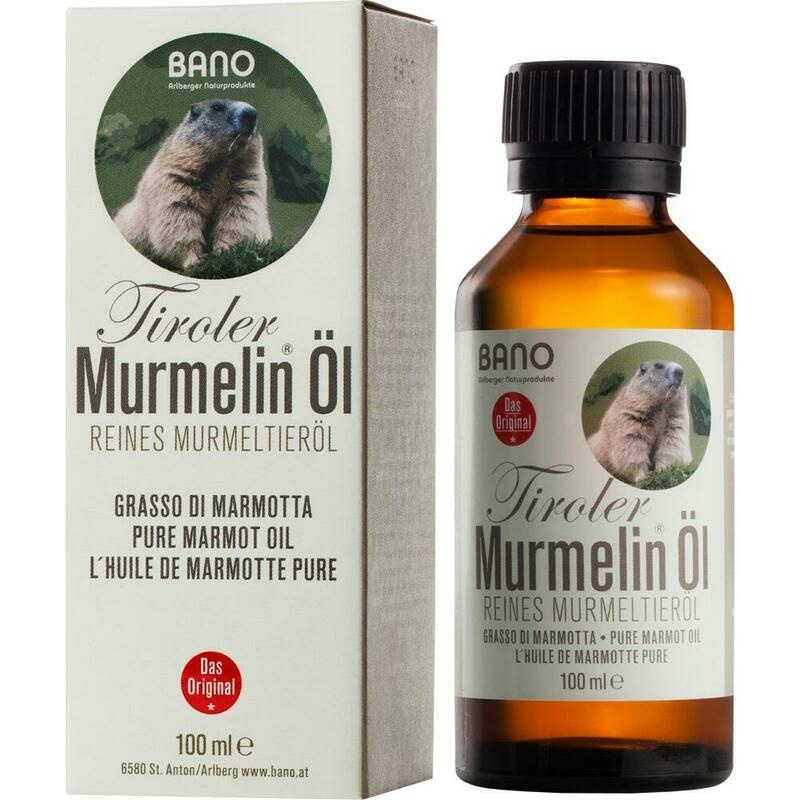 TIROLER MURMELIN Öl 100% reines Murmeltieröl