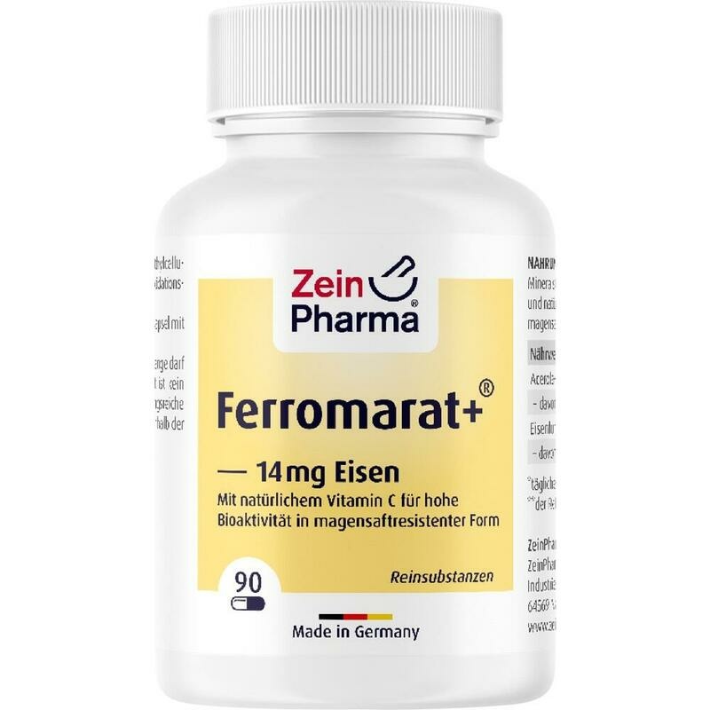 FERROMARAT Eisenfumarat+Acerola magensaftr.Kapseln