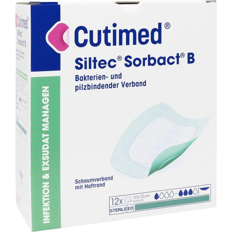 CUTIMED Siltec Sorbact B PU-Verb.10x10cm