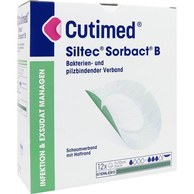 CUTIMED Siltec Sorbact B PU-Verb.7x10cm oval