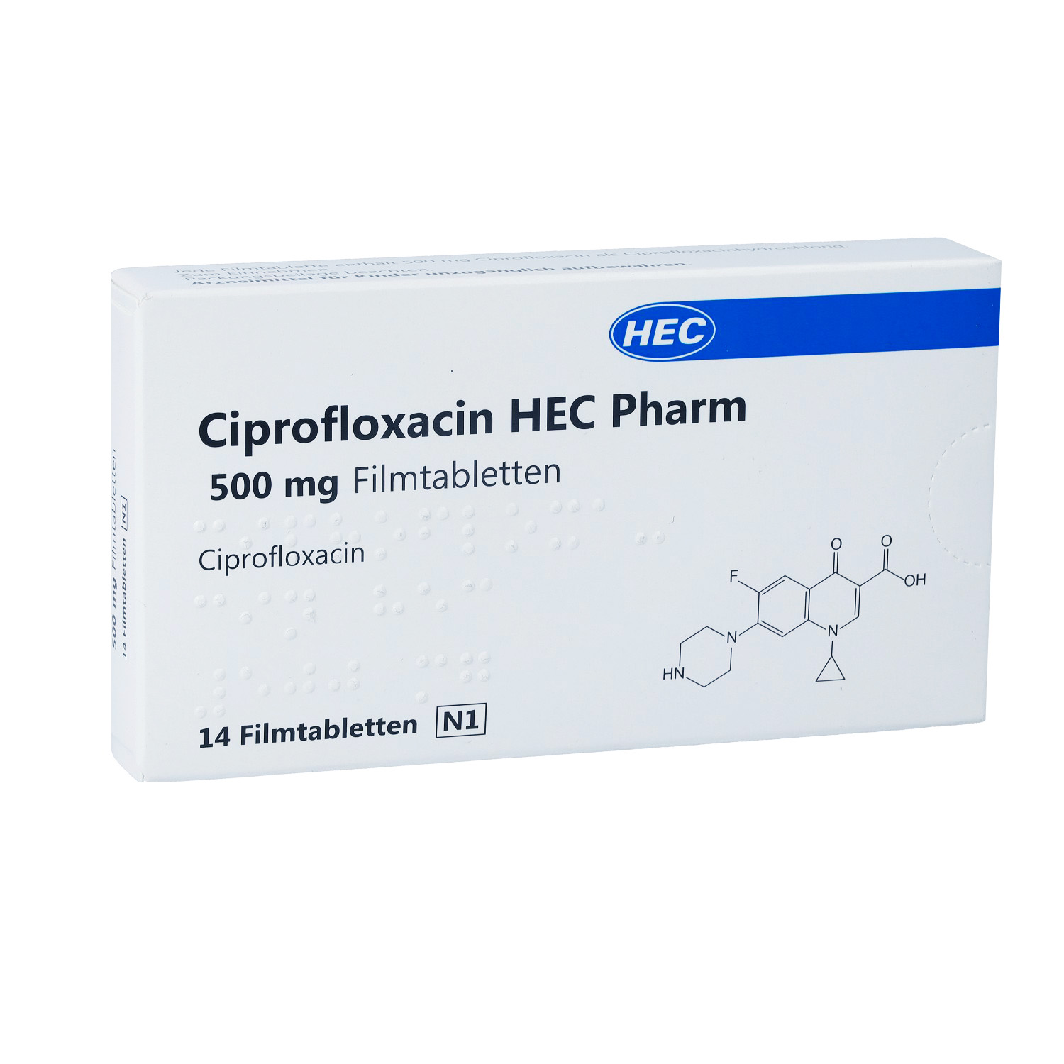 CIPROFLOXACIN HEC Pharm 500 mg Filmtabletten