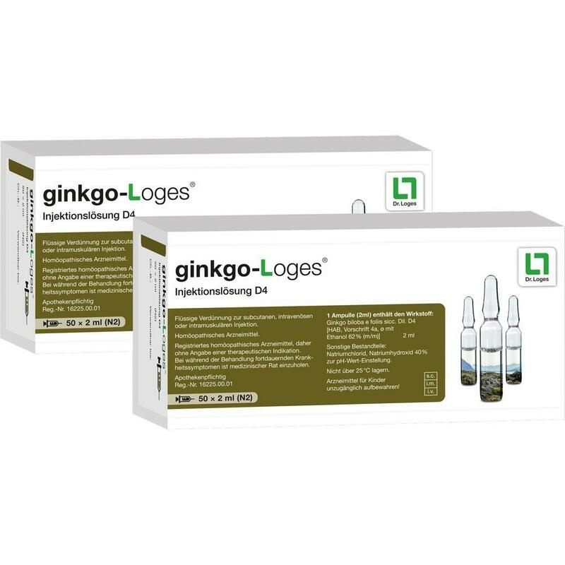 GINKGO-LOGES Injektionslösung D 4 Amp.