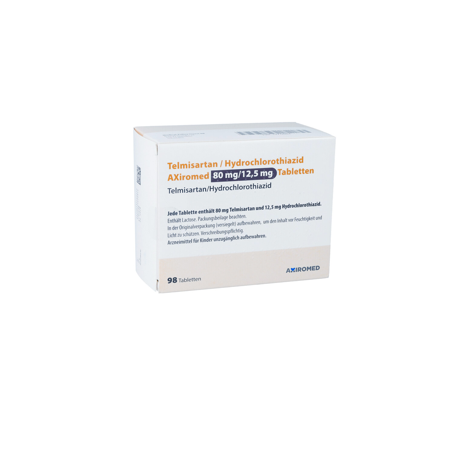 TELMISARTAN/Hydrochlorothiazid AXiromed 80/12,5 mg