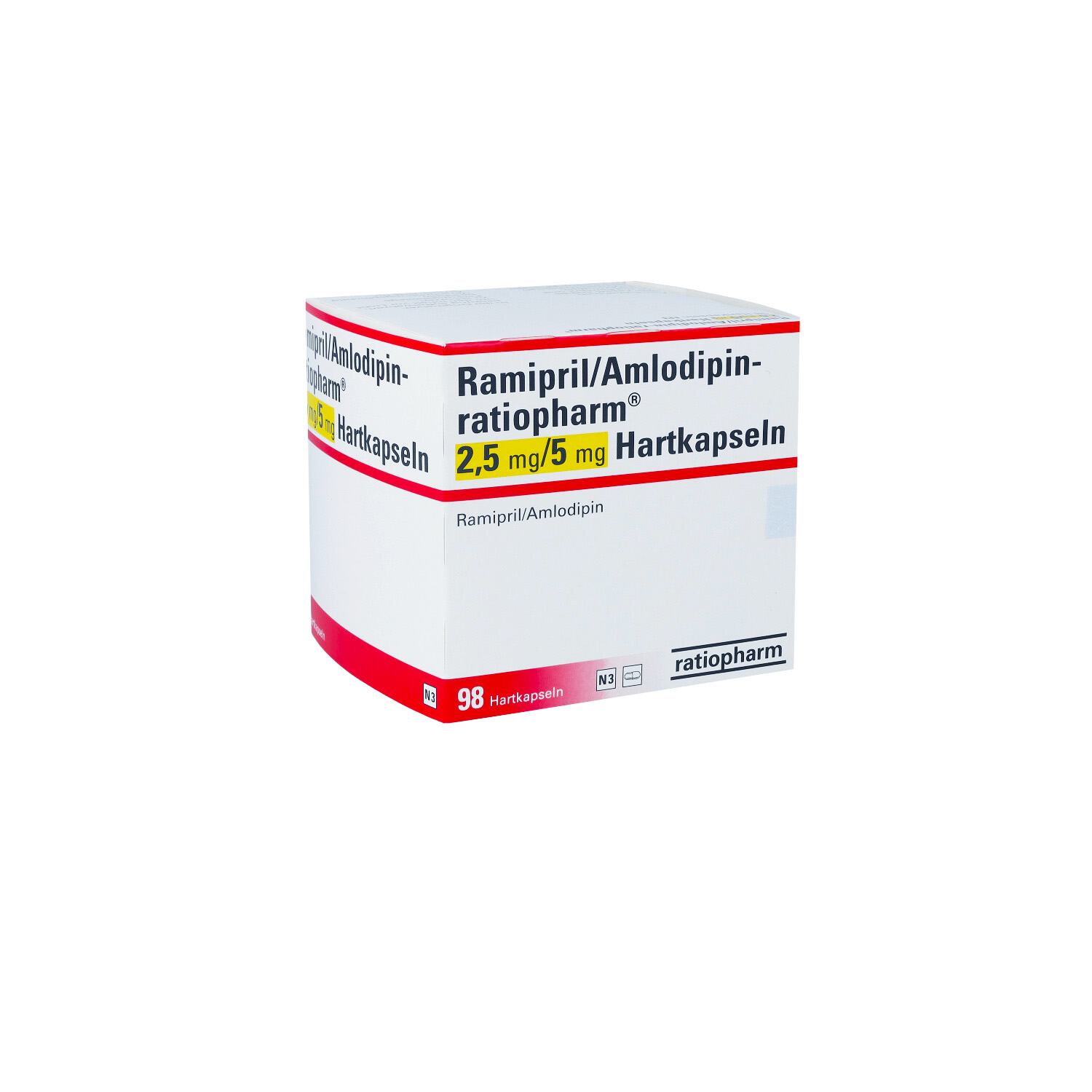 RAMIPRIL/Amlodipin-ratiopharm 2,5 mg/5 mg Hartkps.