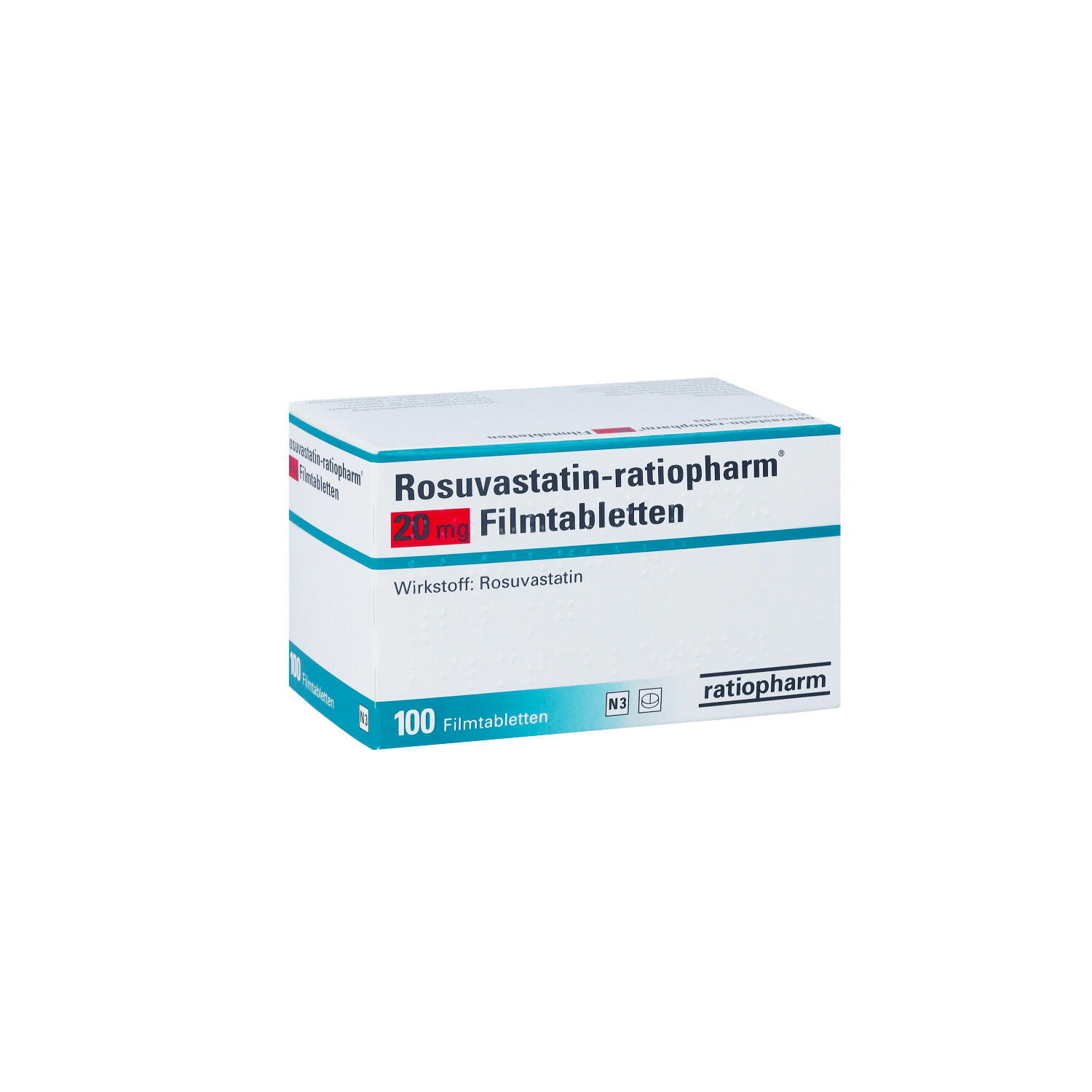 ROSUVASTATIN-ratiopharm 20 mg Filmtabletten