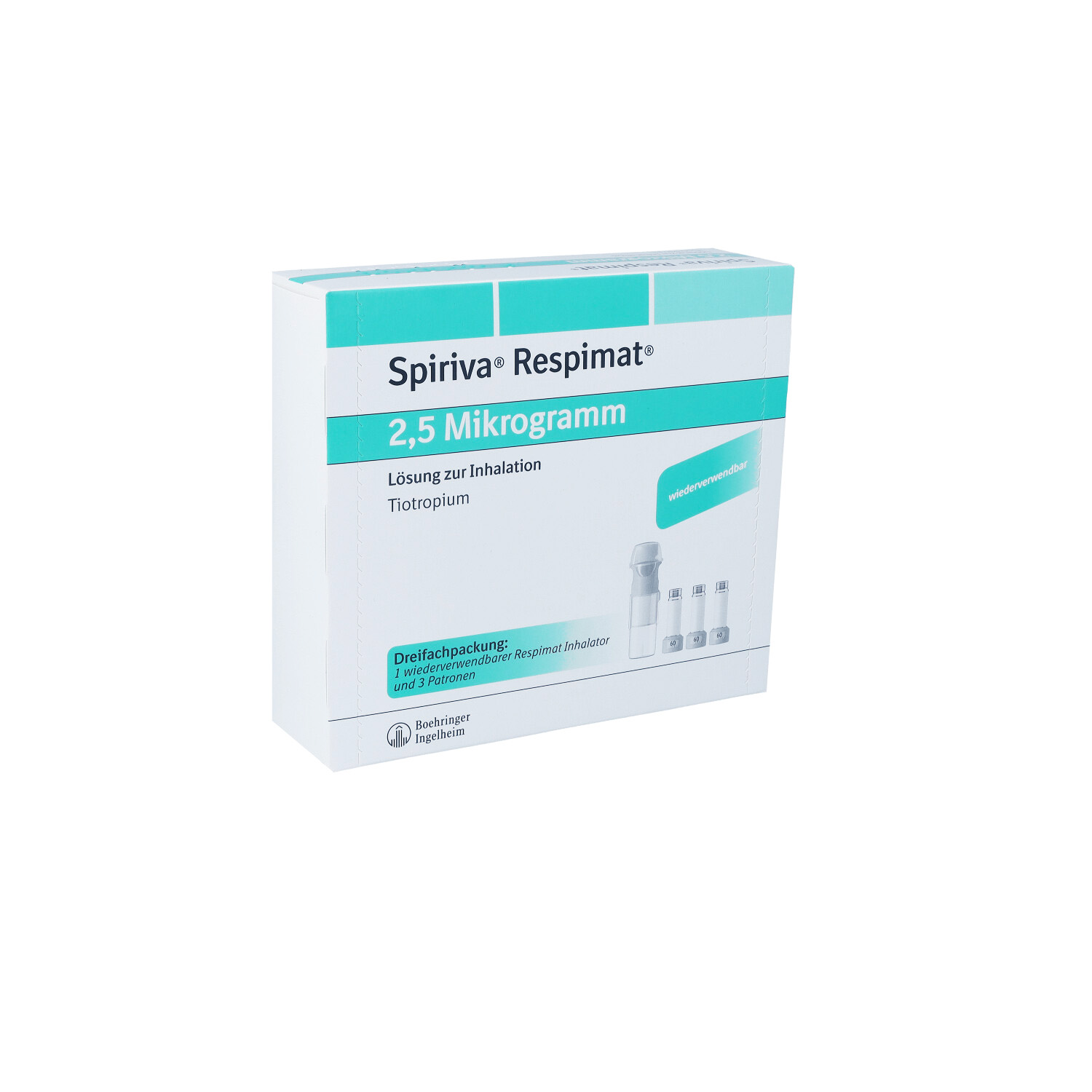 SPIRIVA Respimat 2,5 μg Lsg.z.Inh.wiederverwendbar