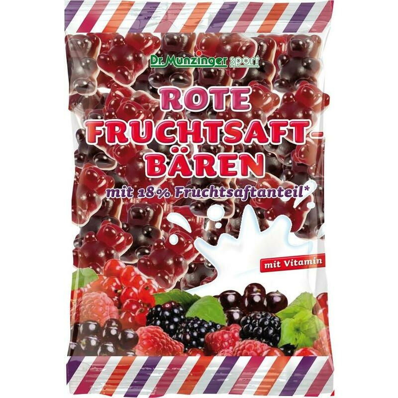 DR.MUNZINGER rote Fruchtsaft-Bären