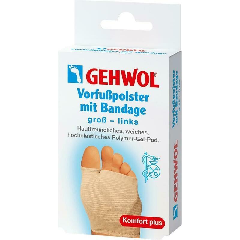 GEHWOL Vorfußpolster mit Bandage links groß
