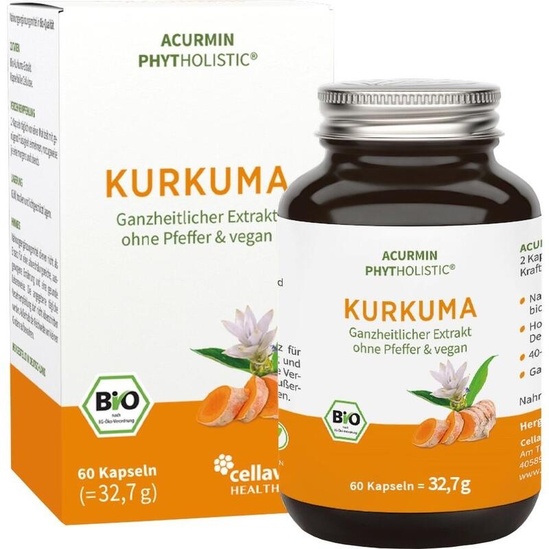 ACURMIN Phytholistic Bio-Curcuma-Extrakt Kapseln