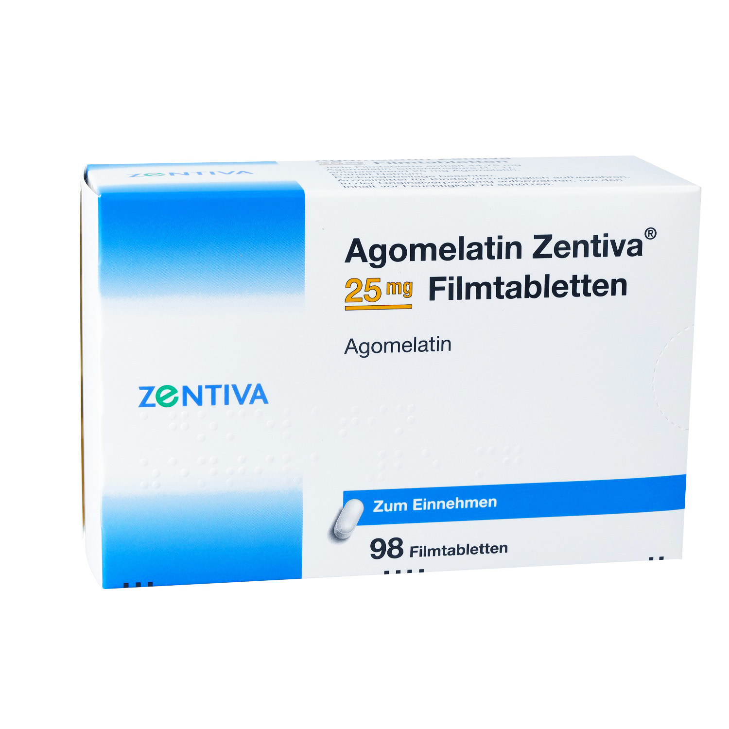 AGOMELATIN Zentiva 25 mg Filmtabletten